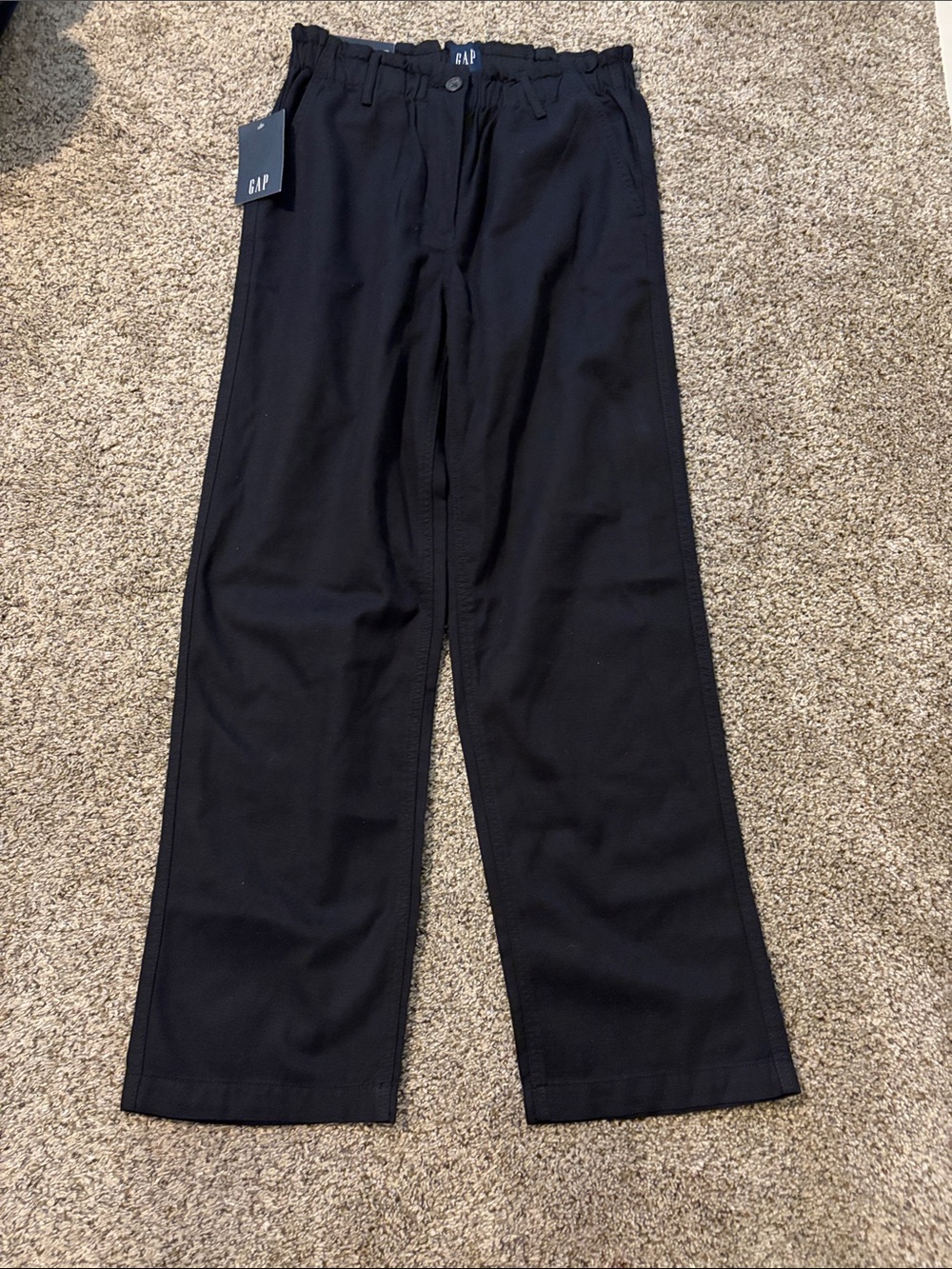 GAP Women’s Black Wide-Leg Trousers